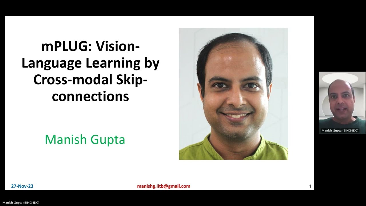 mPLUG: Vision-Language Learning by Cross-modal Skip-connections