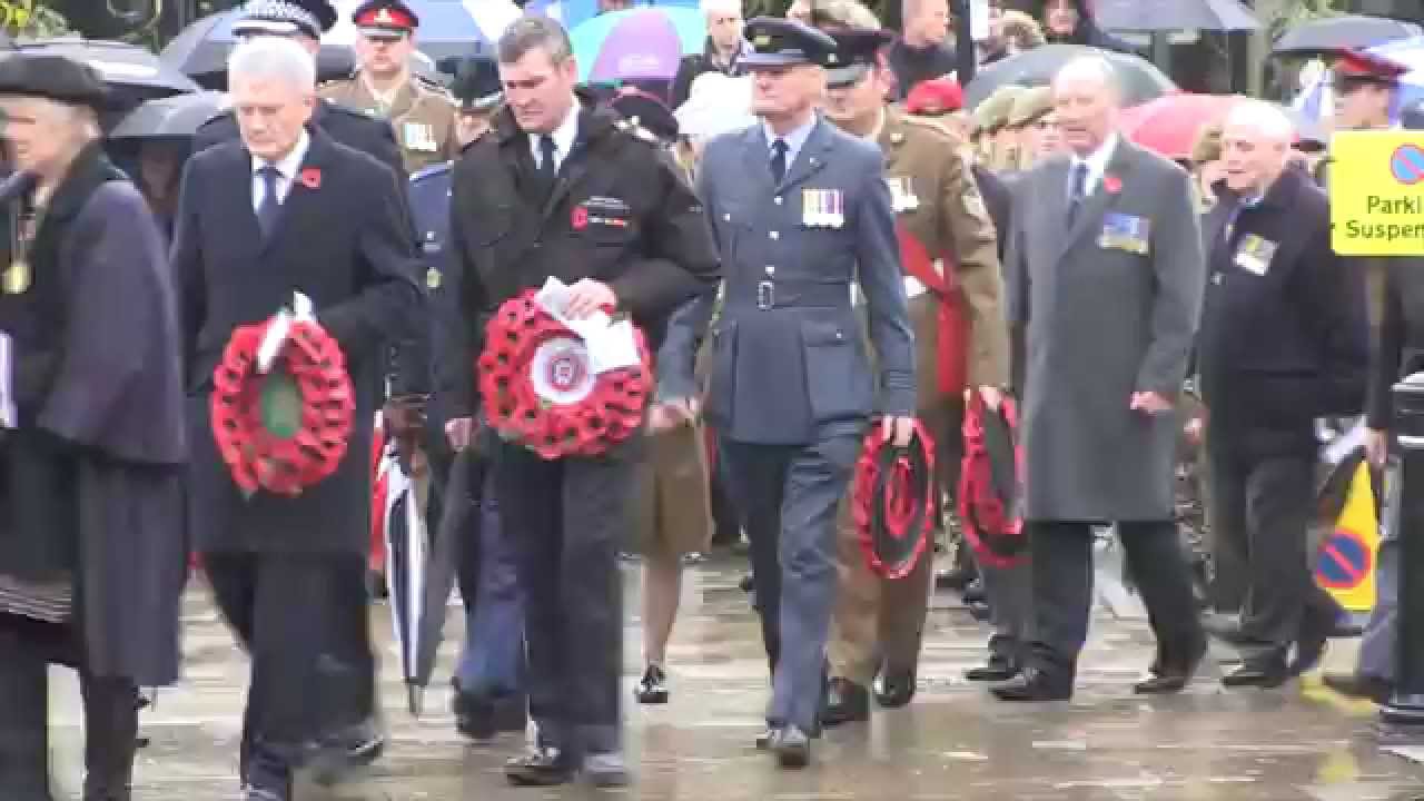 Remembrance Sunday at Harrogate Cenotaph