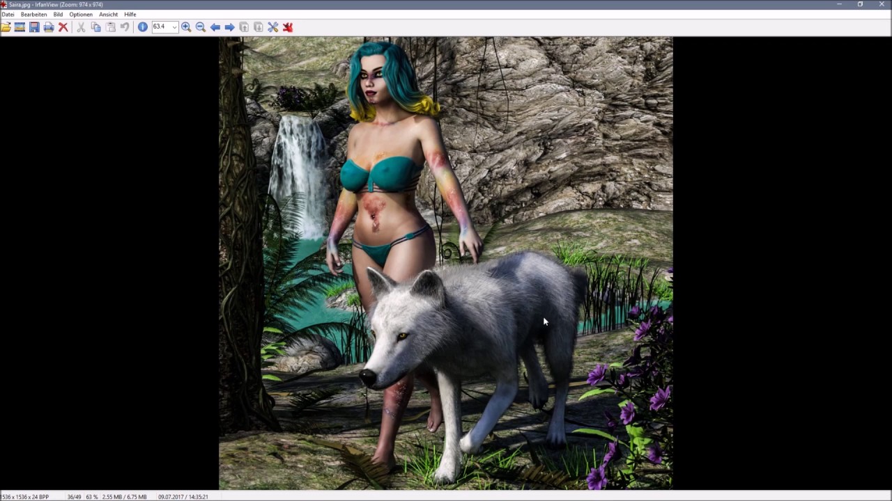 DAZ Studio - Tutorial - LAMH Wolf 2.0