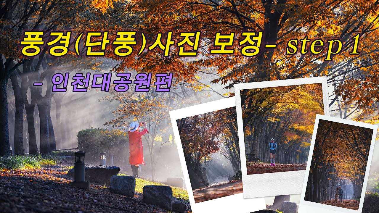 풍경(단풍) 사진 보정 Step 1 - 준비단계   #노이즈리덕션 #노출블랜딩 #광도마스크 #배경정리
