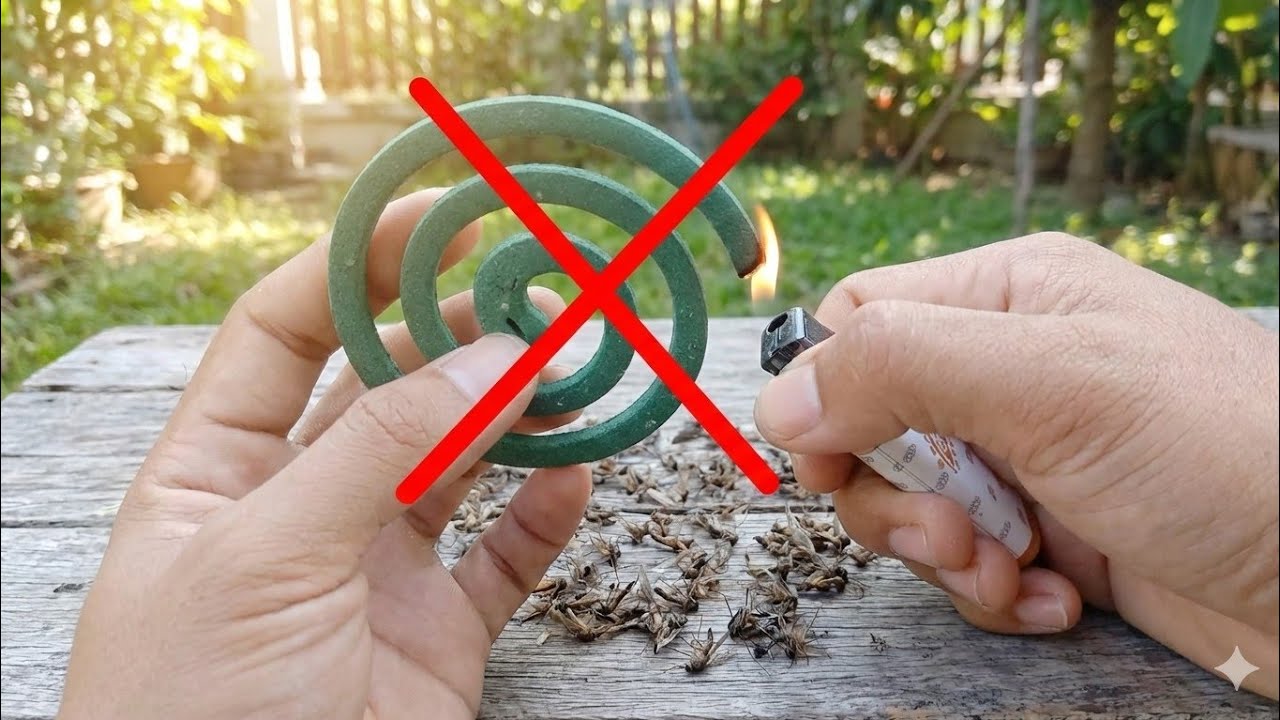 Kill mosquitoes without smoke — smart people's smart method