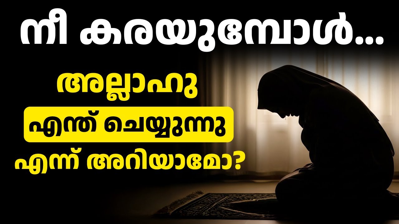 നീ കരയുമ്പോൾ എന്ത് നടക്കുന്നു? Sad | Emotional pain | Islam | Malayalam
