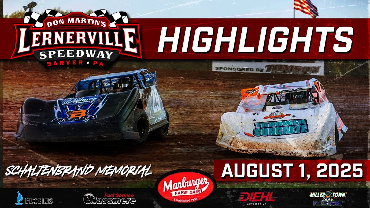 Lernerville Speedway // August 1, 2025 // Highlights
