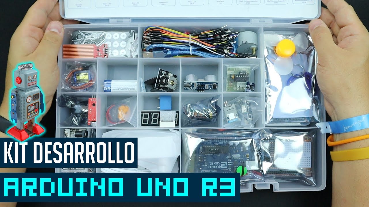 UNBOXING REVIEW KIT ELEGOO ARDUINO UNO R3 EL KIT MAS COMPLETO PARA EMPEZAR