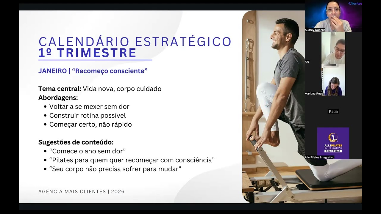 Reunião Alle Pilates _ Janeiro 2026