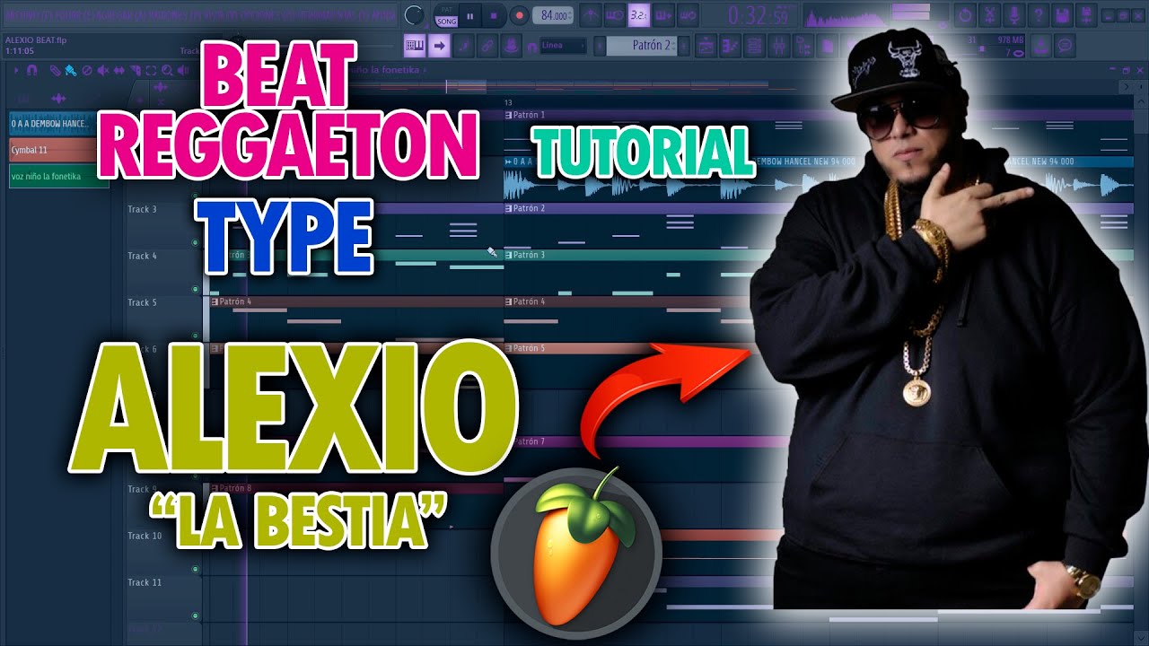 Como Hacer Beat Reggaeton Estilo ALEXIO La Bestia En FL STUDIO 20 / FL STUDIO 21