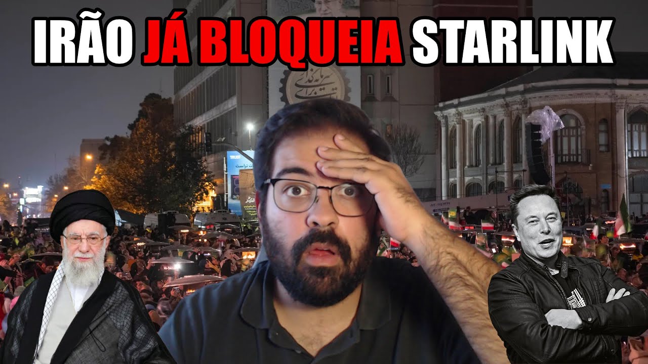 IRÃO consegue BLOQUEAR internet STARLINK no país! | VICIADO COMENTA