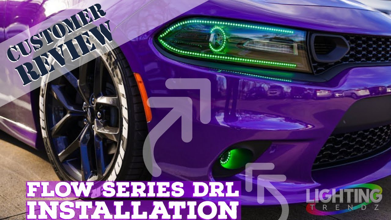 Charger Flow Series DRL Board Installation | Customer Review | Lightingtrendz DIY