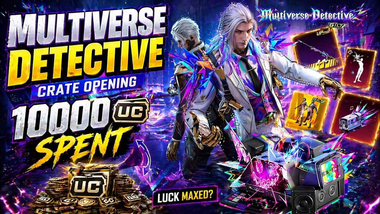 Multiverse Detective Set Crate Opening 💵 | New Ultimate Set Crate Opening | 10000uc Spent 😎