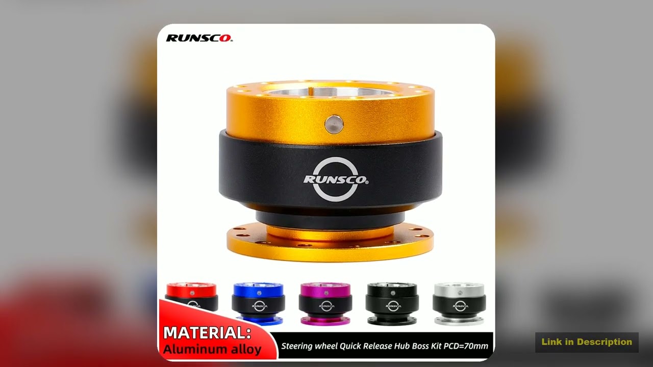 Racing Style Steering wheel Quick Release Hub Boss Kit Wheel Hub Adapter For Drift Steering Wheel