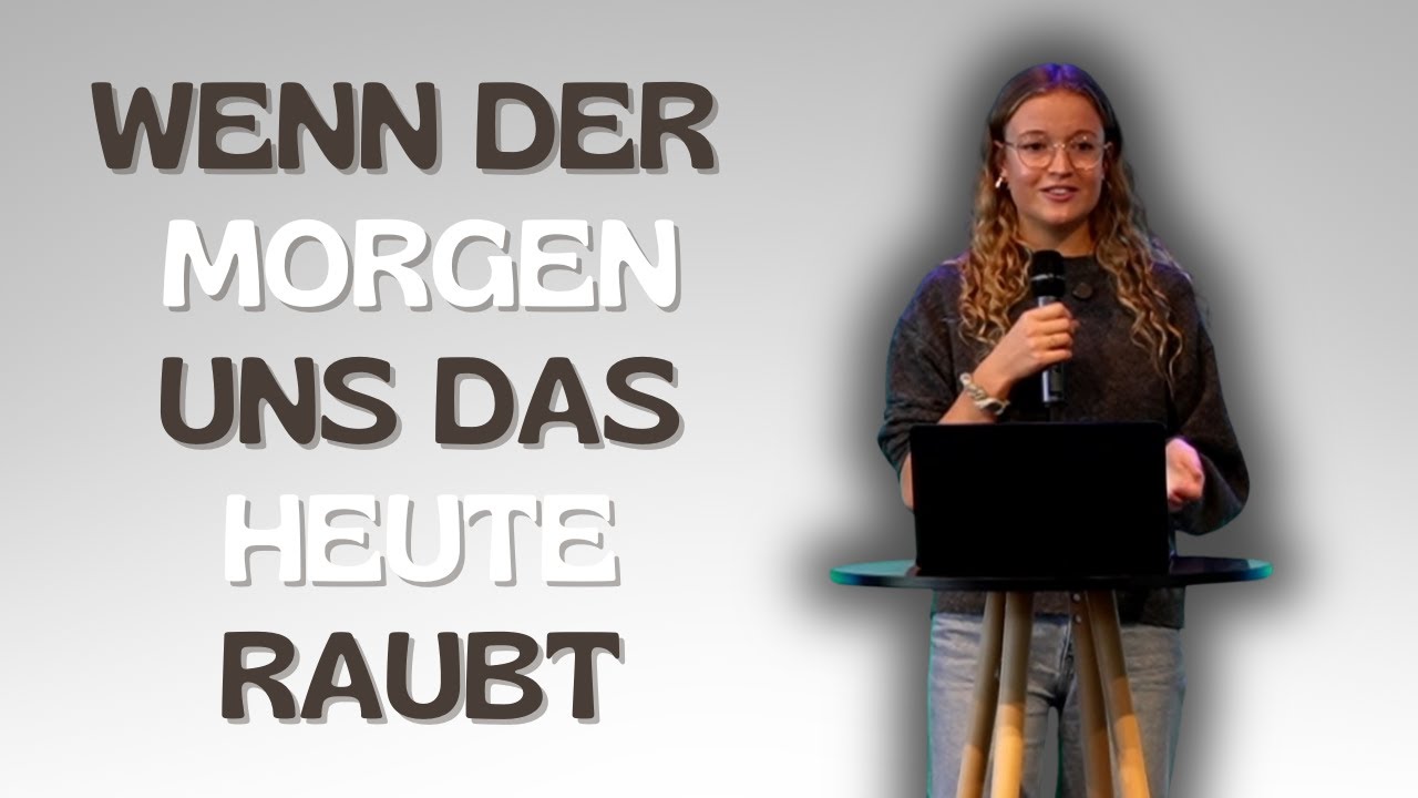 Wenn das Morgen uns das Heute raubt | Gottesdienst | Jessica Schüle | 26.10.2025