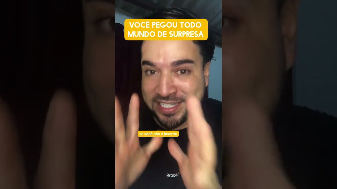 Você pegou todo mundo de surpresa 
