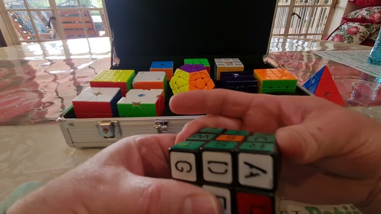 How to solve a Rubik's 3x3x3 Picture / Alphanumeric Cube