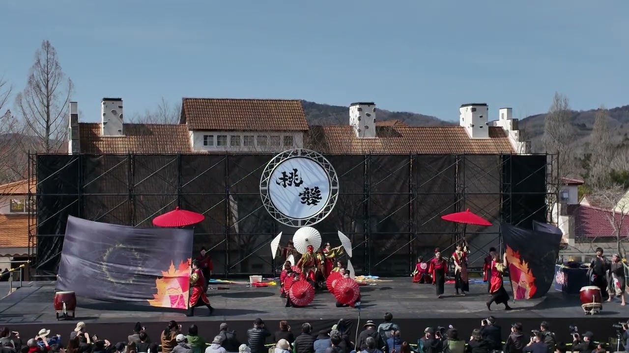 あかいわ桃磐祭（モモロックフェス）うらじゃ踊り連　楓　12時3分