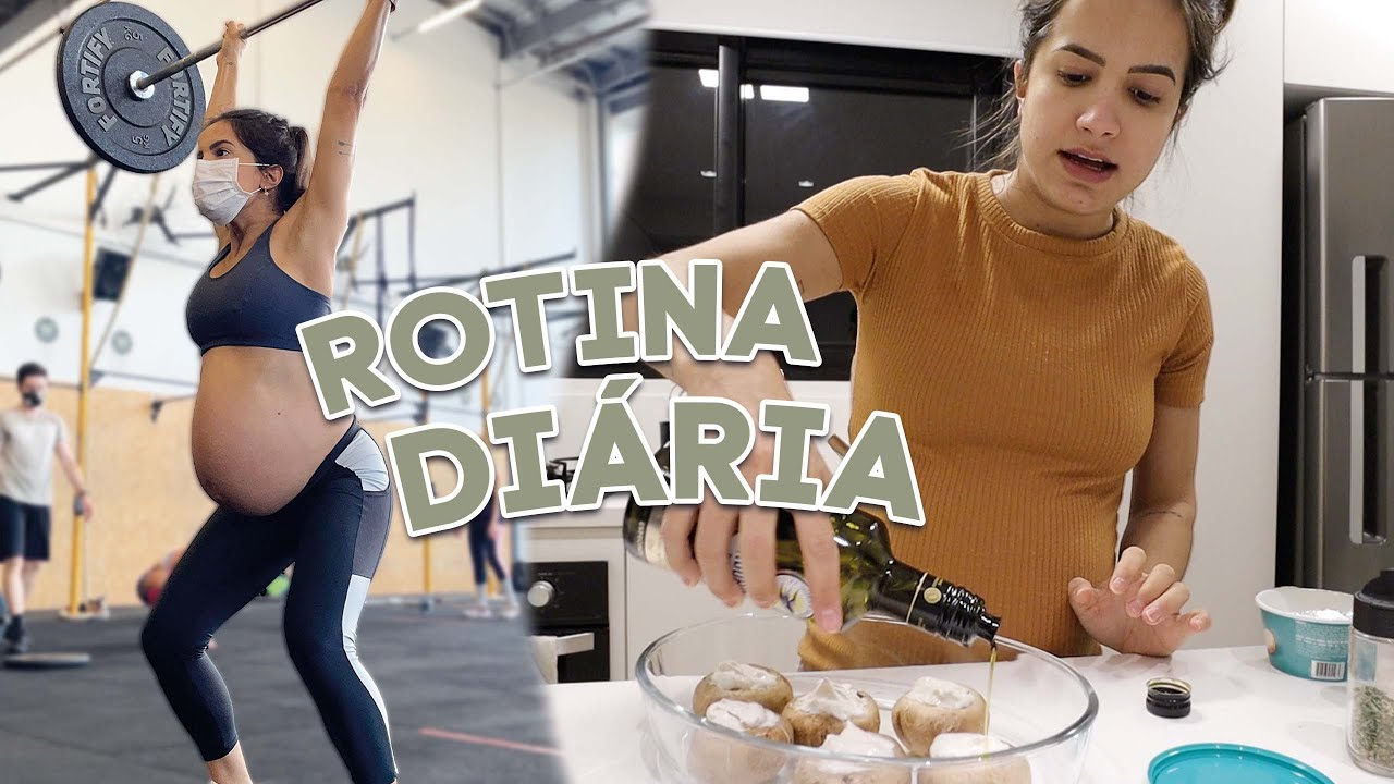 Grávida no crossfit e fiz um jantar fácil e delicioso! 😍 | Vanessa Lino