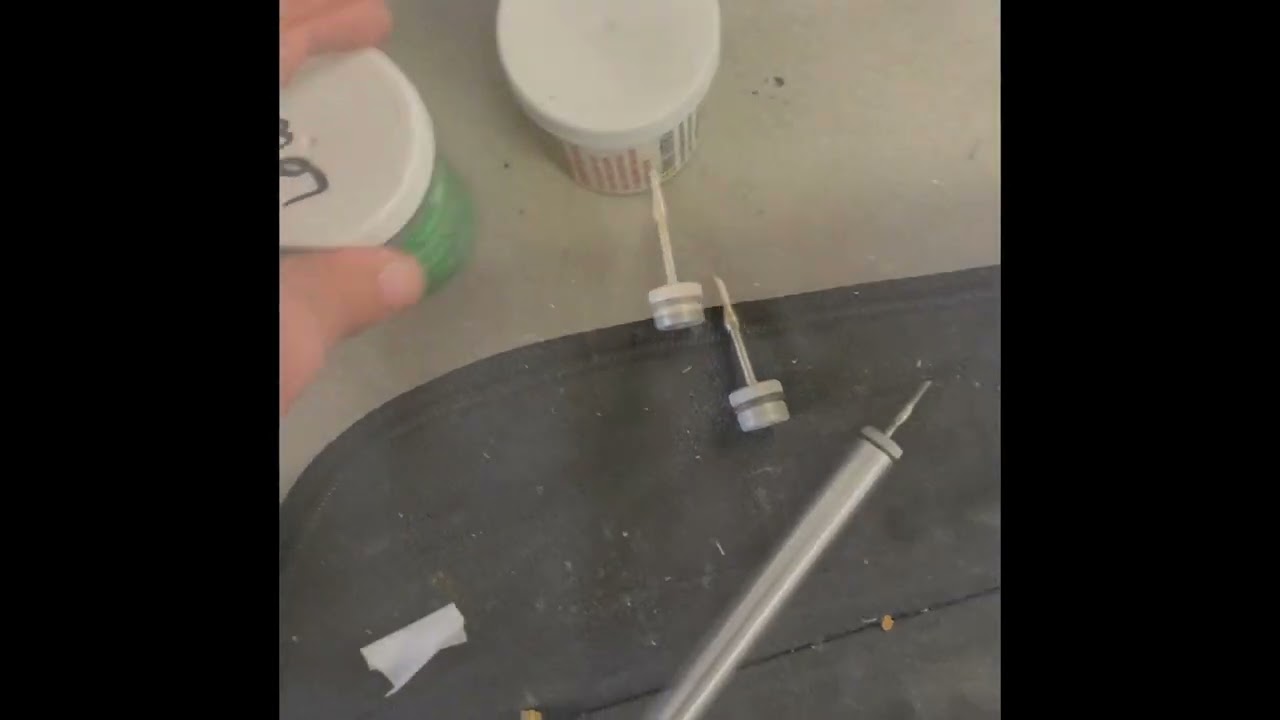 Doctoring a calf with a dart gun!