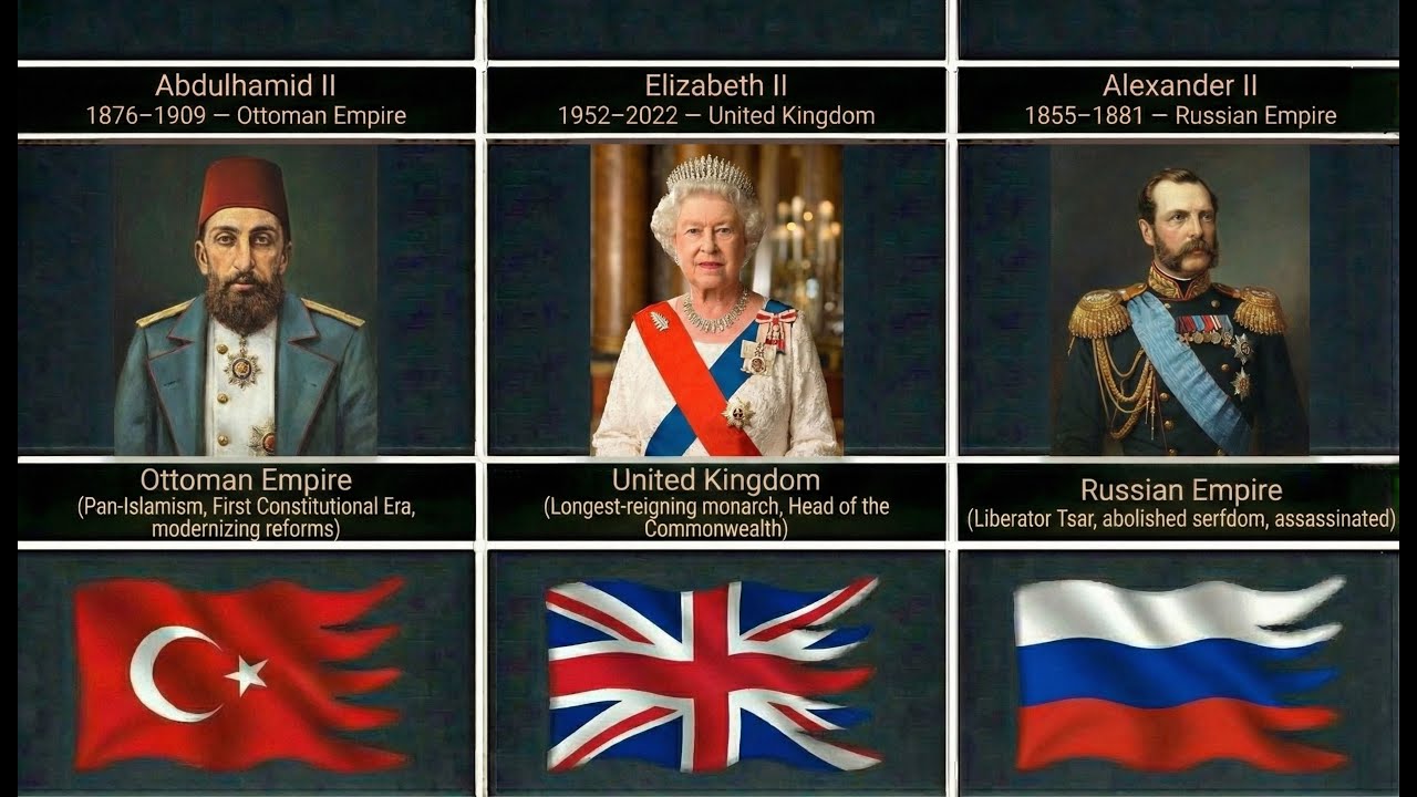 The Most Powerful Monarchs in History | POWERFULL OF ALL TIME!!!