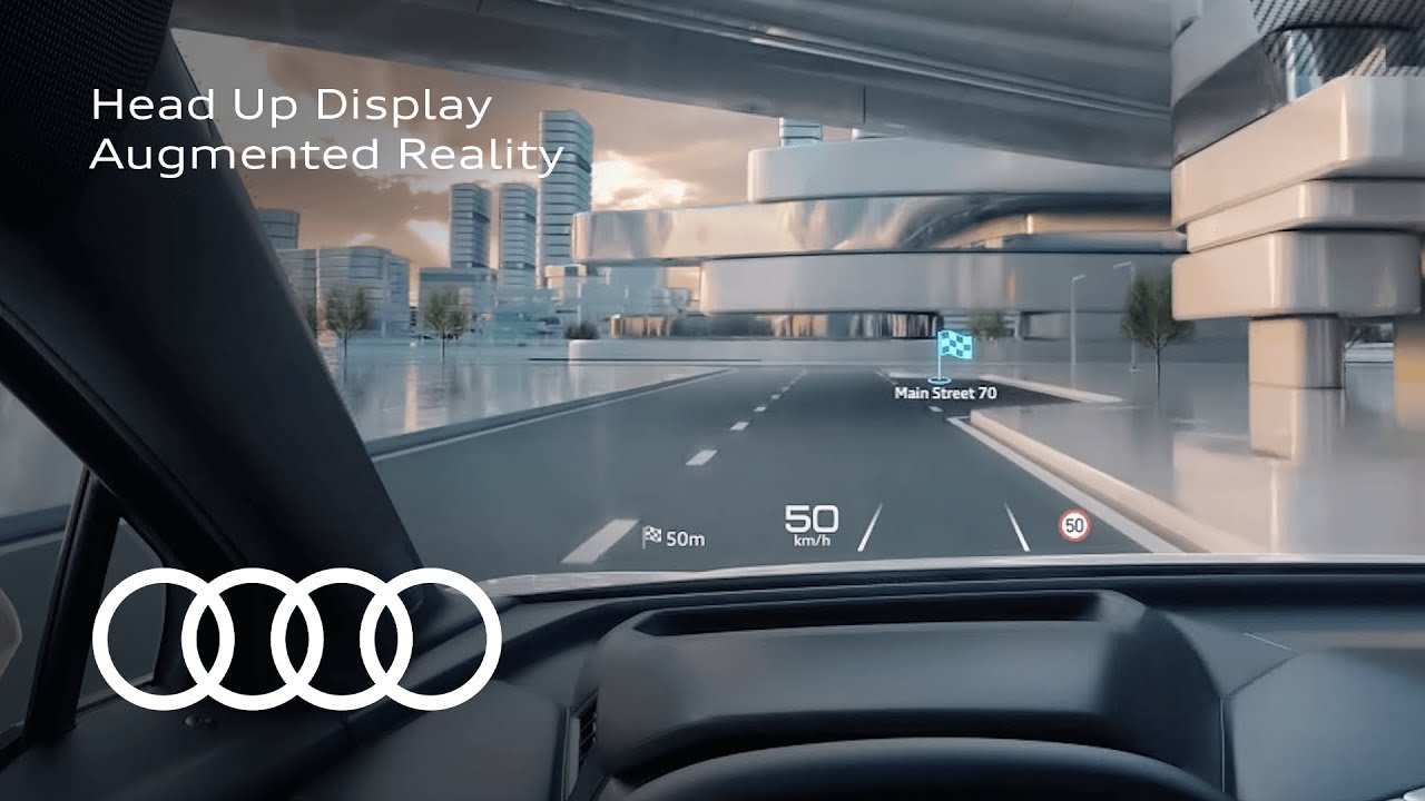 Audi Tech Tutorial: проекционный дисплей с дополненной реальностью