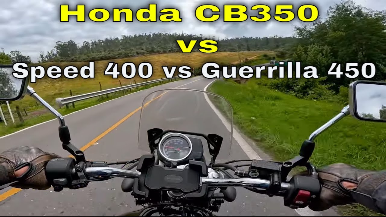 Honda CB350 Vs Triumph Speed 400 Vs Roya.Enfield Guerrilla 450