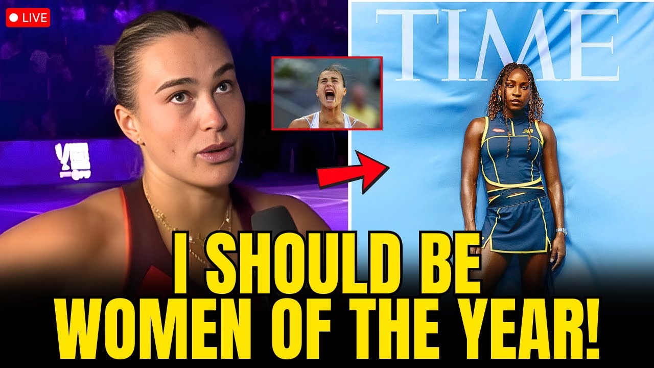 Aryna Sabalenka THROWS Tantrum As Coco Gauff NAMED Women Of The Year By TIME MAGAZINE!