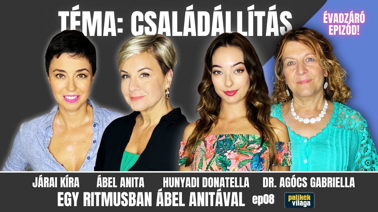 ÁBEL ANITA, JÁRAI KÍRA, HUNYADI DONATELLA ÉS DR. AGÓCS GABRIELLA A CSALÁDÁLLÍTÁSRÓL / Palikék Világa