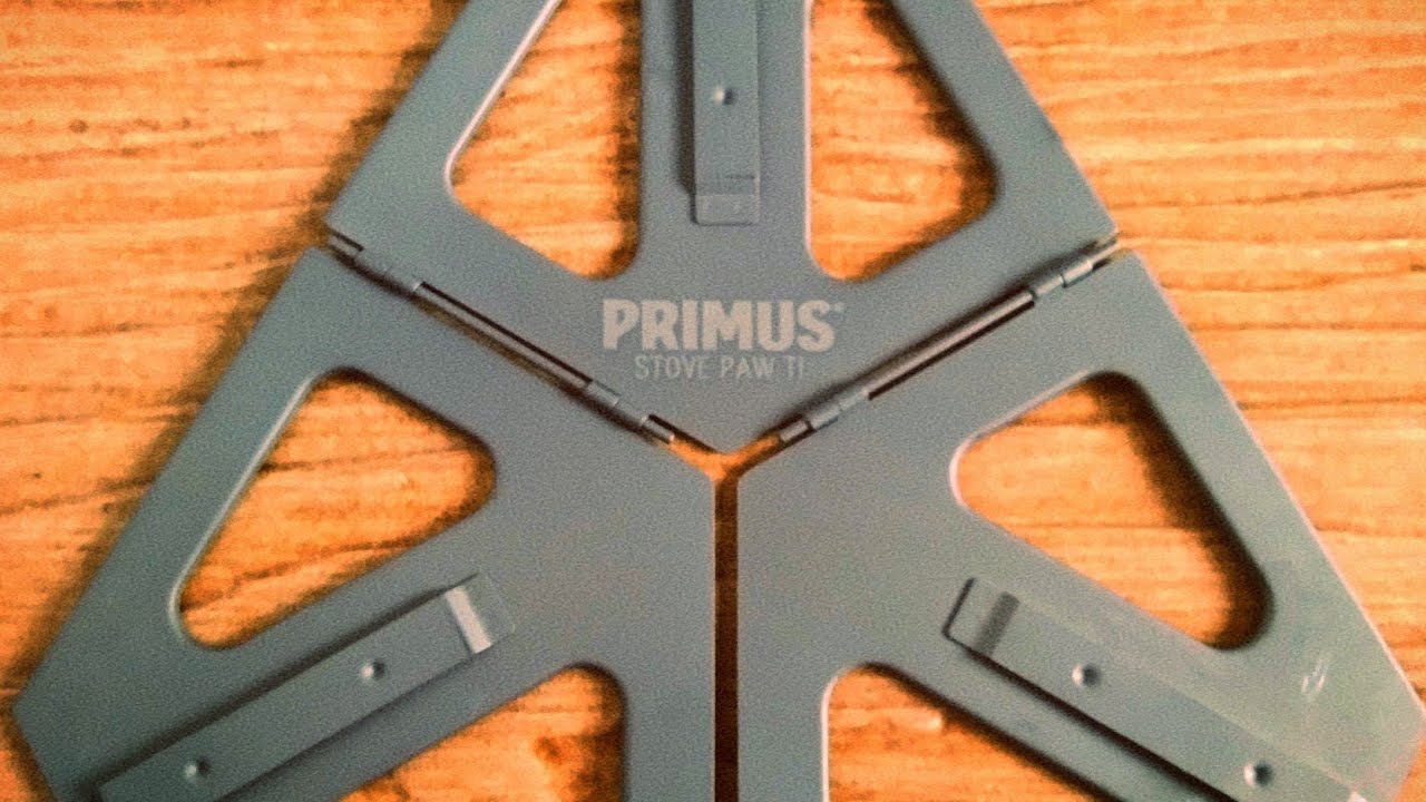 วิธีใส่ฐานวางเตา Primus Stove Paw Ti Plate กับเตา Primus OmniFuel II