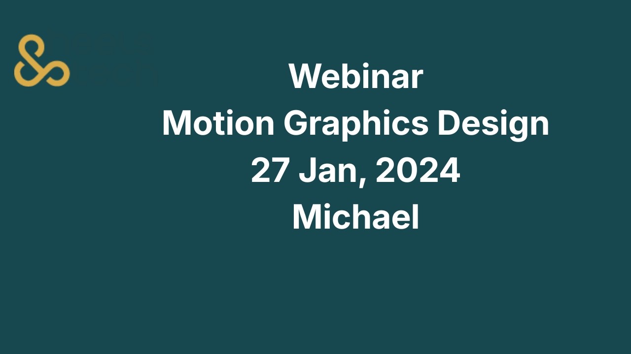 Motion Graphics Design Webinar