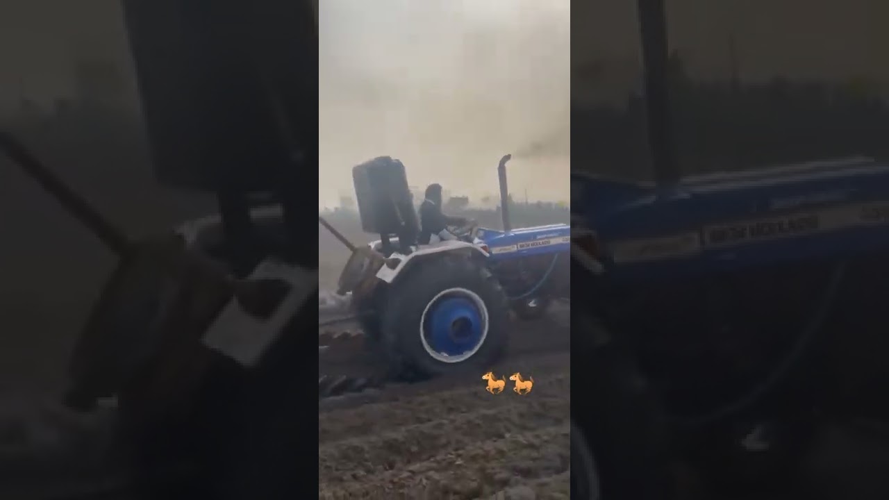 new holland 3630 performance with harrow #holland #kisanlovers #trending #power #status