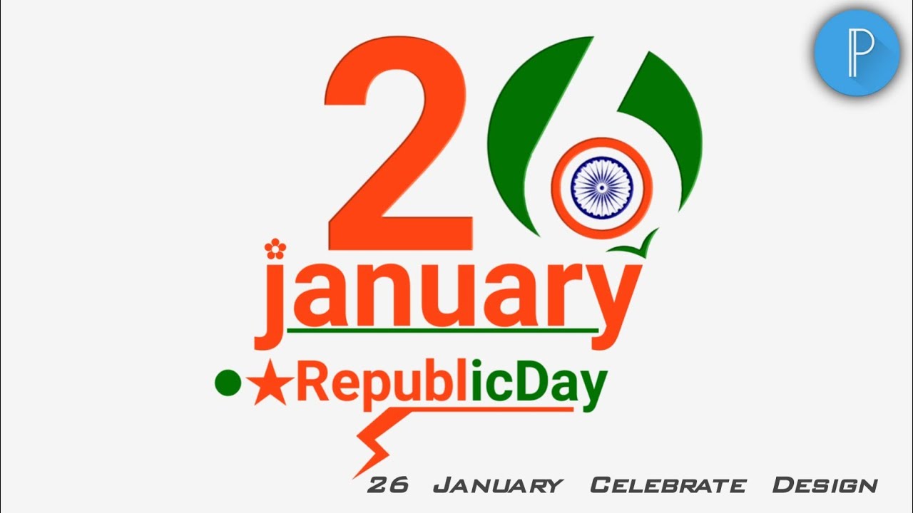 indian republic day logo design in Pixellab | how to make republic day design | Pixellab tutorial