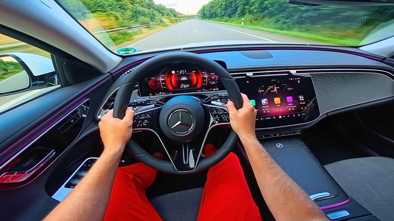 2026 Mercedes E-Class e220d Avantgarde - Autobahn Test Drive - No Speed Limit