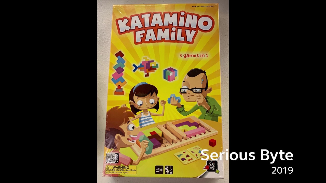 Serious Byte - Unboxing Katamino Family by Gigamic