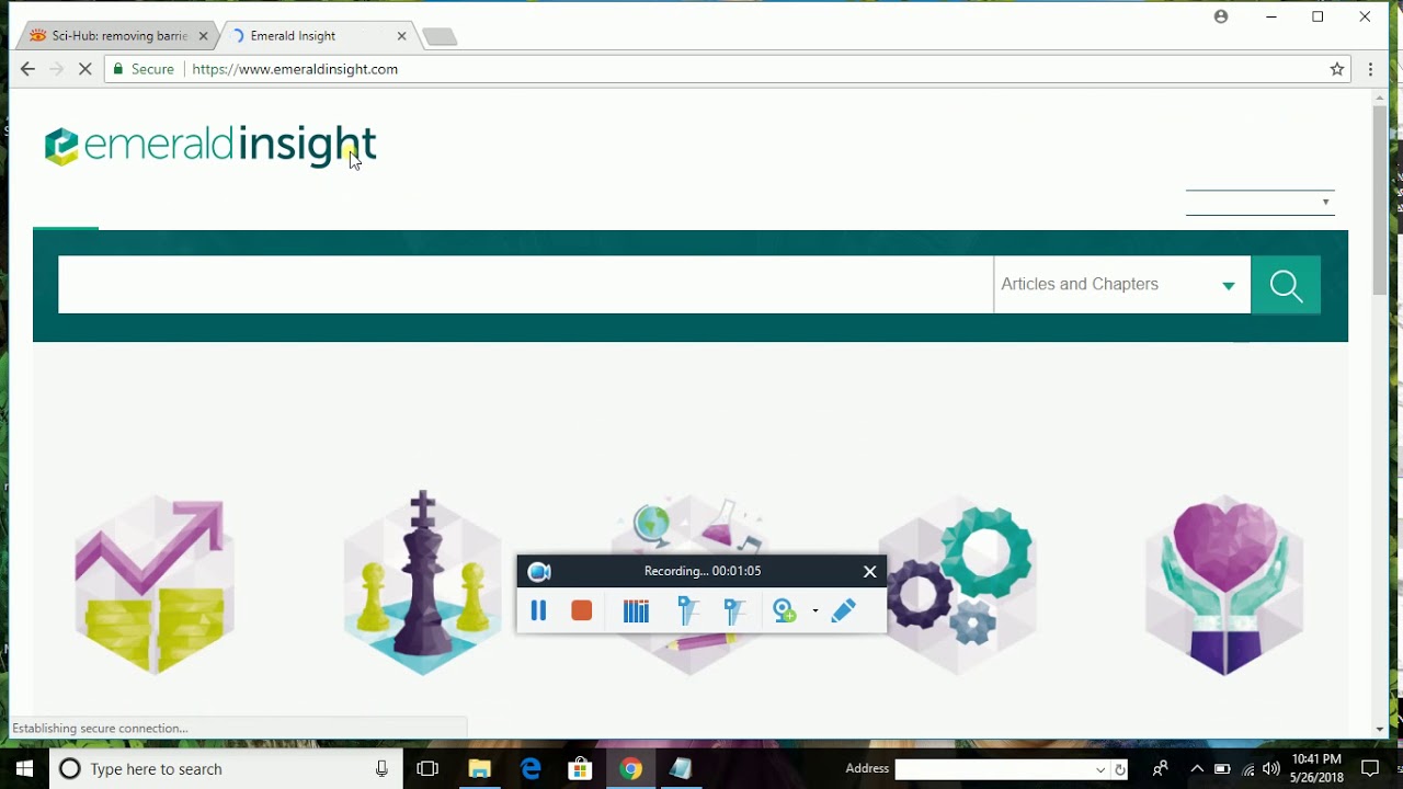 The most easiest way to download/open paid research articles in no time for free.