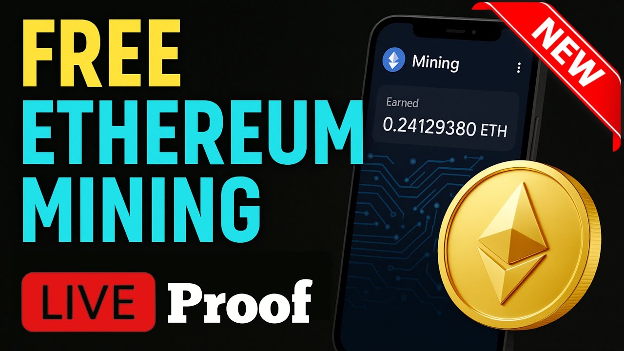 New Free Ethereum Mining Website 2025 🔥 | Earn ETH Daily Without Investment! (Live Proof)