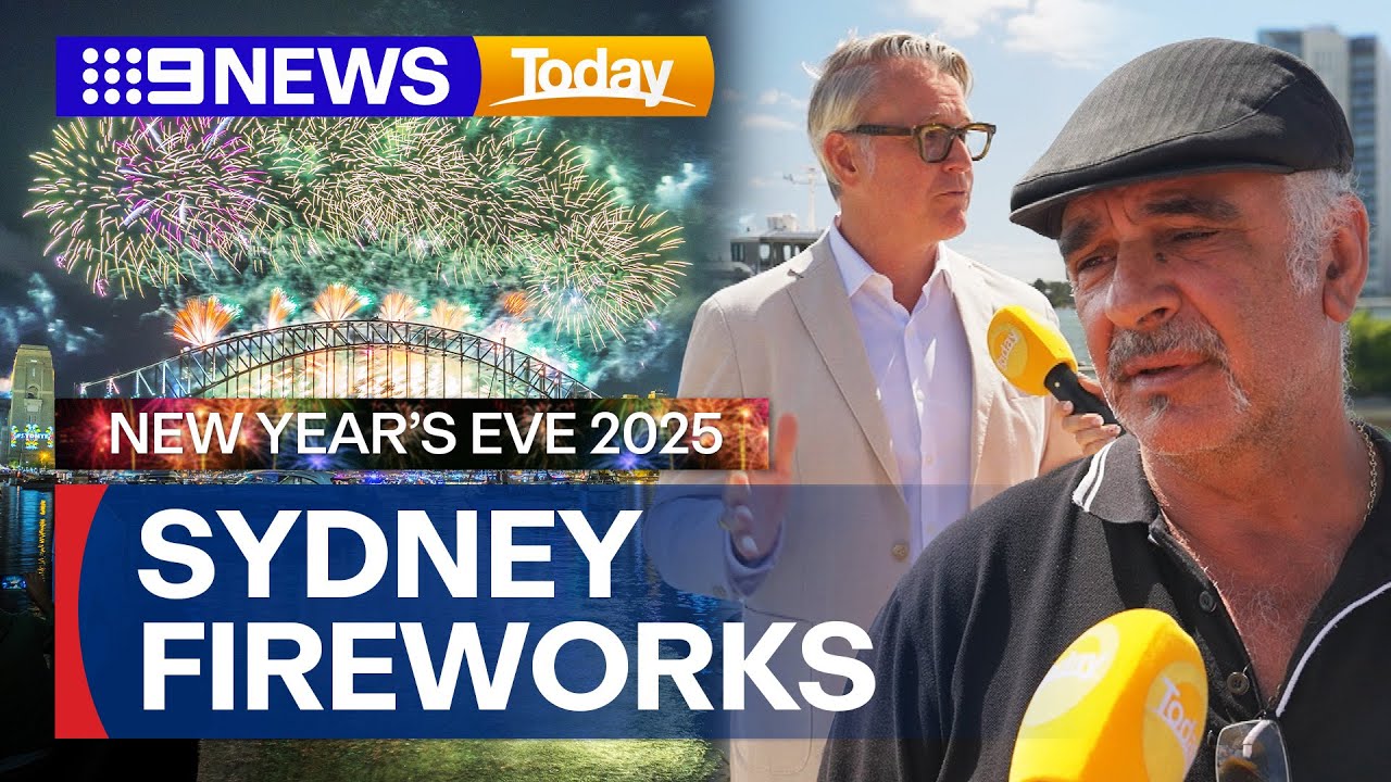Final preparations for Sydney’s iconic New Year’s Eve fireworks | 9 News Australia