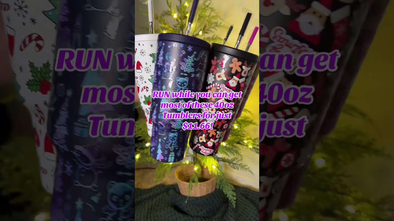 Flash Sale: Get Christmas Themed Tumblers for Just $11.66! 
