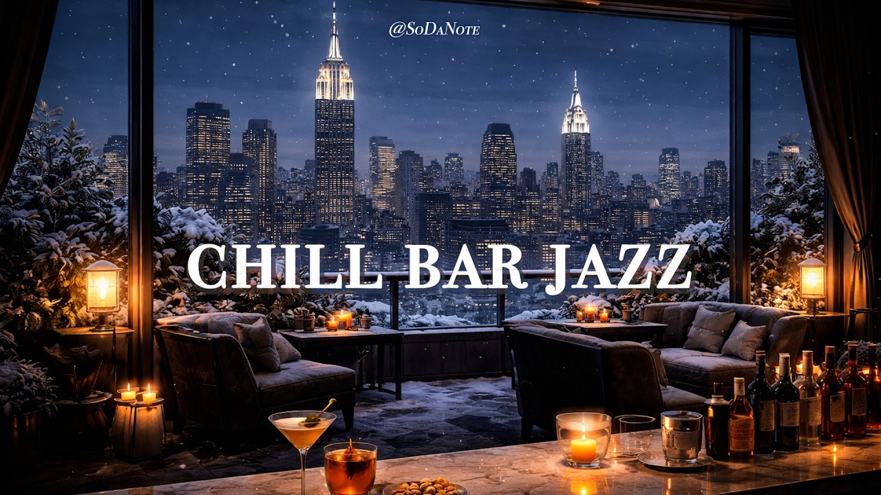 🍷 3 Hours Night Jazz Piano | Relaxing Bar Jazz Instrumental | 도심 속 재즈바 감성