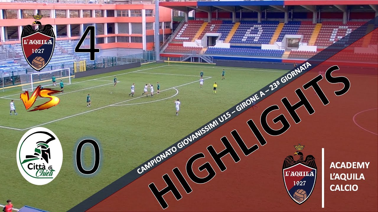 U15 | Academy L'Aquila Calcio - Città di Chieti 4 - 0 | Highlights