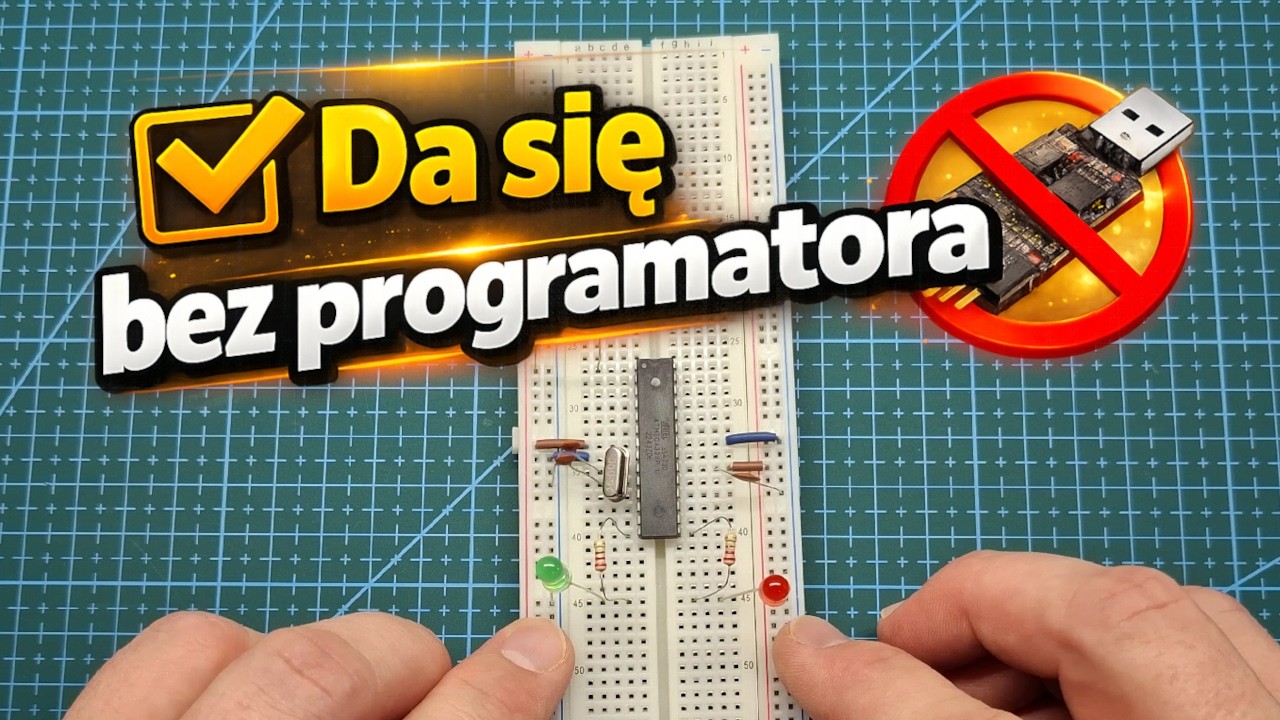 Programowanie mikrokontrolera ATmega328P przez ISP z użyciem Arduino jako programatora