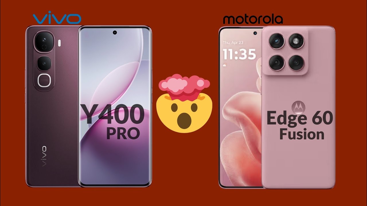Vivo Y400 Pro vs Moto Edge 60 Fusion 🔥 Full Comparison