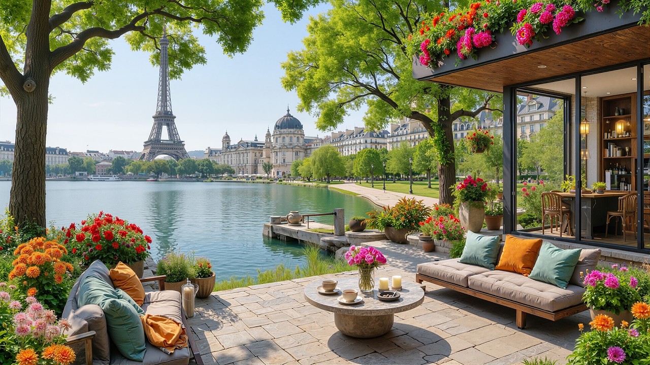 Quiet Mind & Creative Flow with Quiet Jazz | Cozy Balcony Café Jazz & Calm Morning Atmosphere