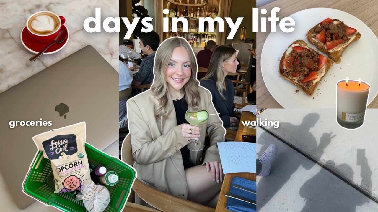 FEW DAYS IN MY LIFE! productive lifestyle, healthy recipes & going to the gym