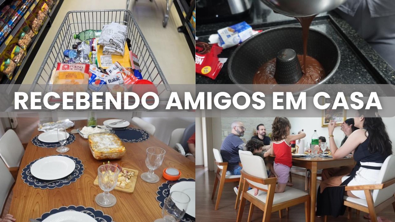 Almoço de domingo: compras, lasanha, receita sorvetão