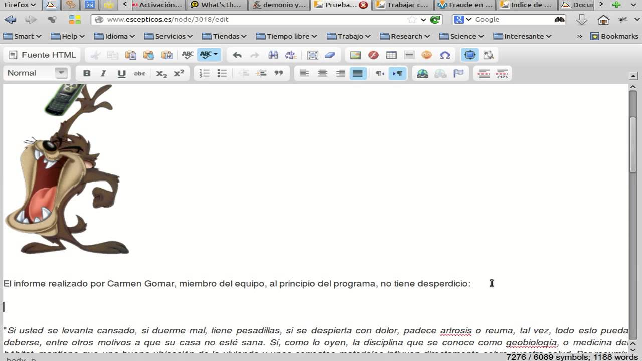 Tratamiento de imagenes con CKEditor 1 de 4