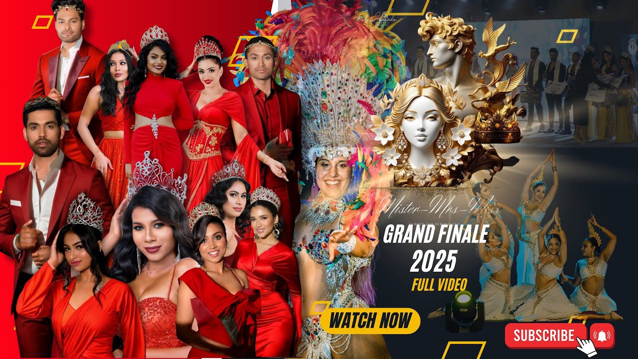 Mister Mrs Miss Sri Lanka Europe For International 2025 Grand Finale👑