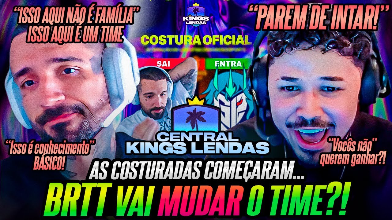 PRIMEIRA COSTURADA na KINGS LENDAS e BRTT NÃO AGUENTA MAIS