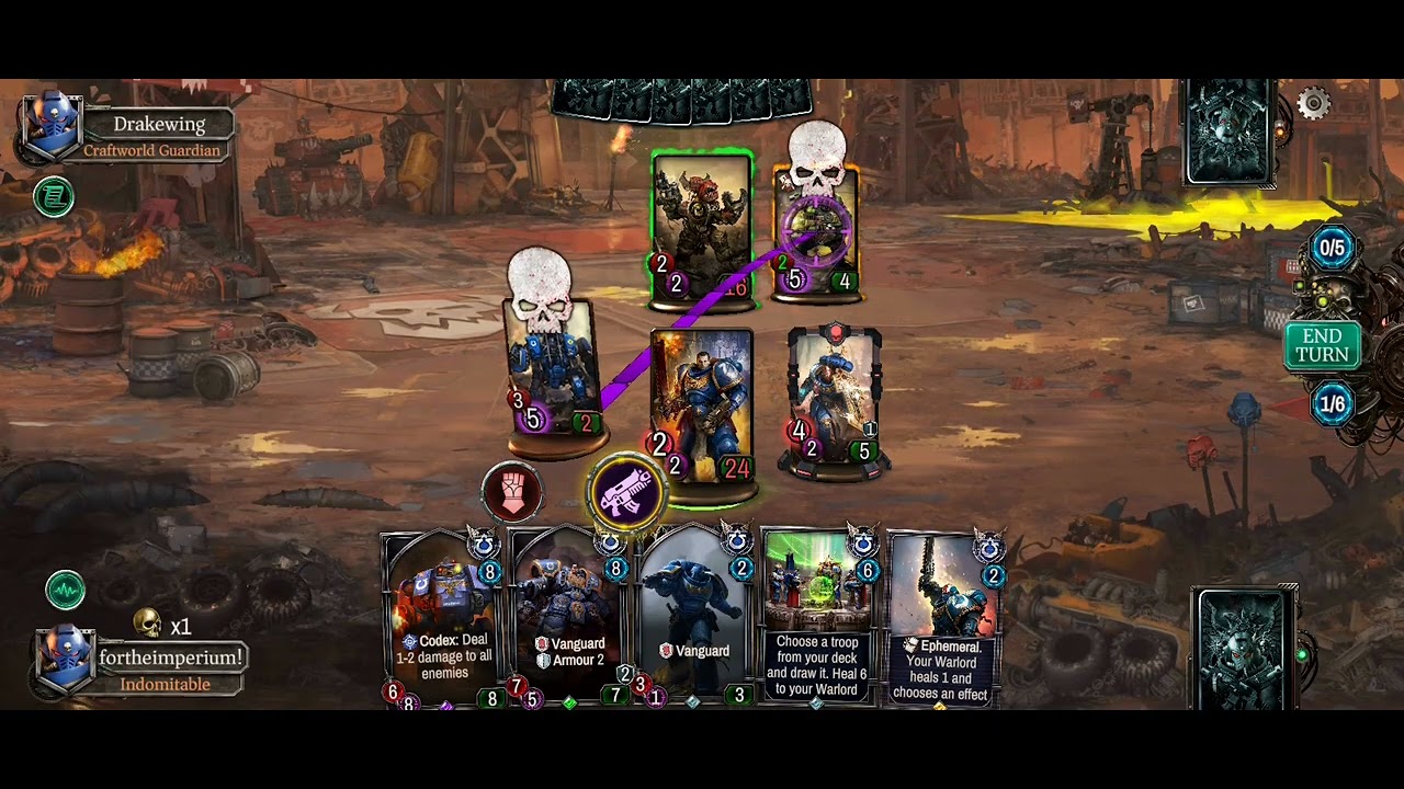 Defeating an ork WAAGHH| Ultramarines vs Orks| Warhammer 40k warpforge| 