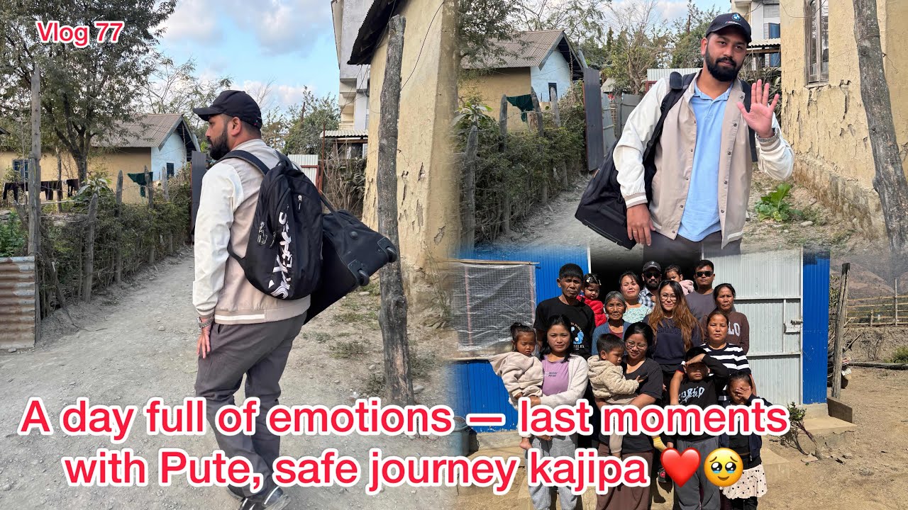 Emotional goodbye 👋 | saikul to kpi | kajipa pune jon a che kit di tai e | safe journey kajipa 🫶🏻🥹