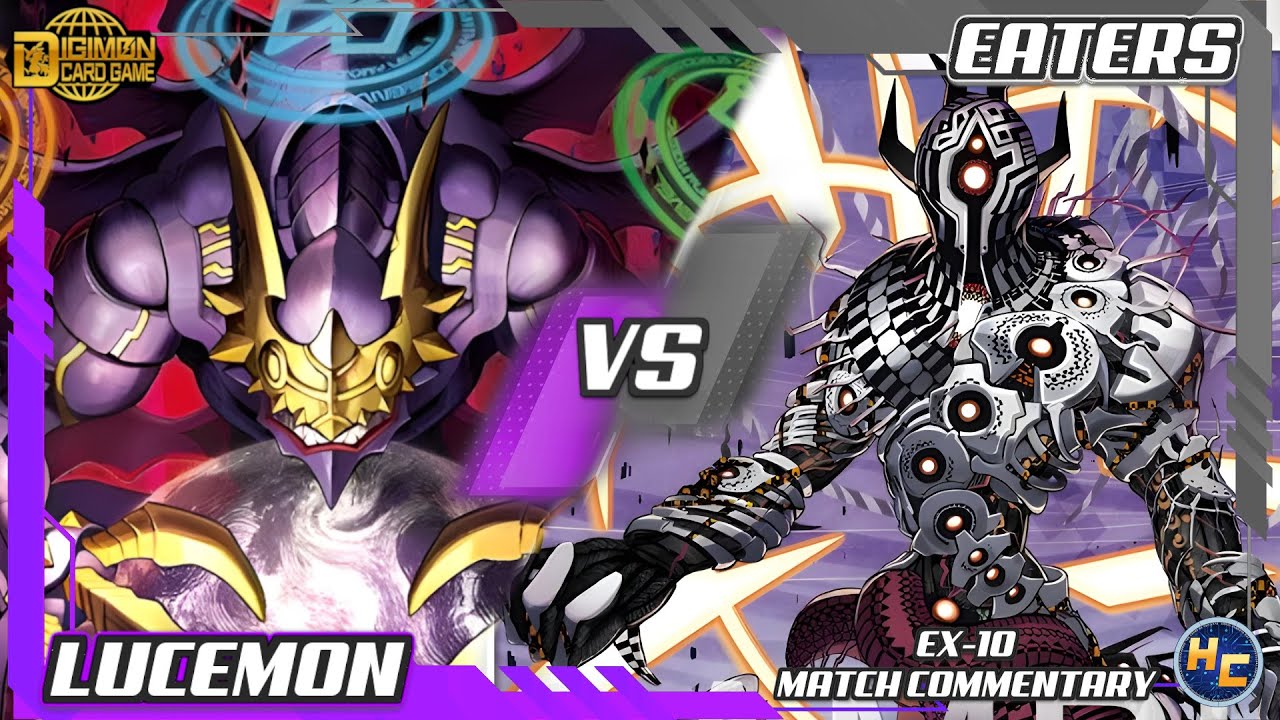 Lucemon против Eaters - Digimon TCG EX-10 Match Commentary