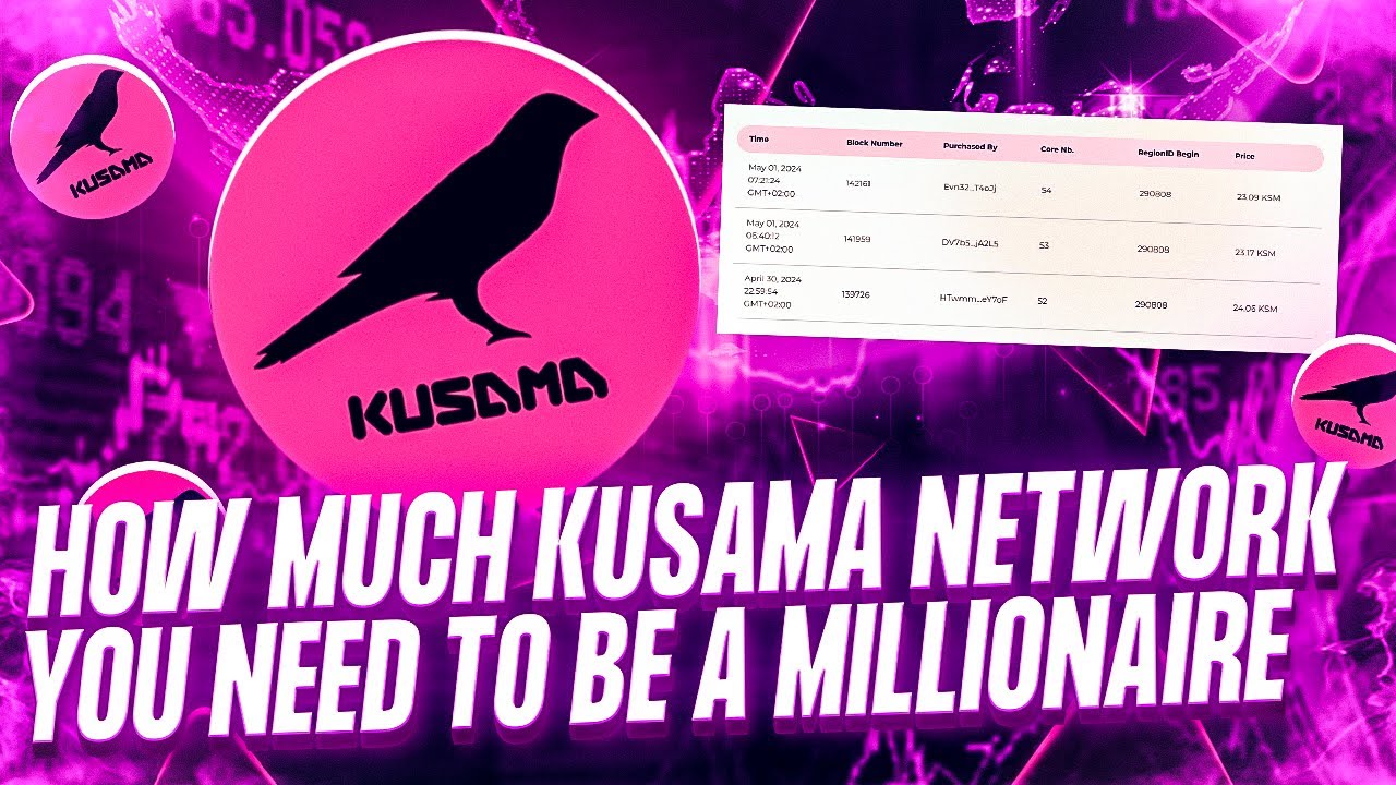 HOW MUCH KUSAMA NETWORK YOU NEED TO BE A CRYPTO MILLIONAIRE