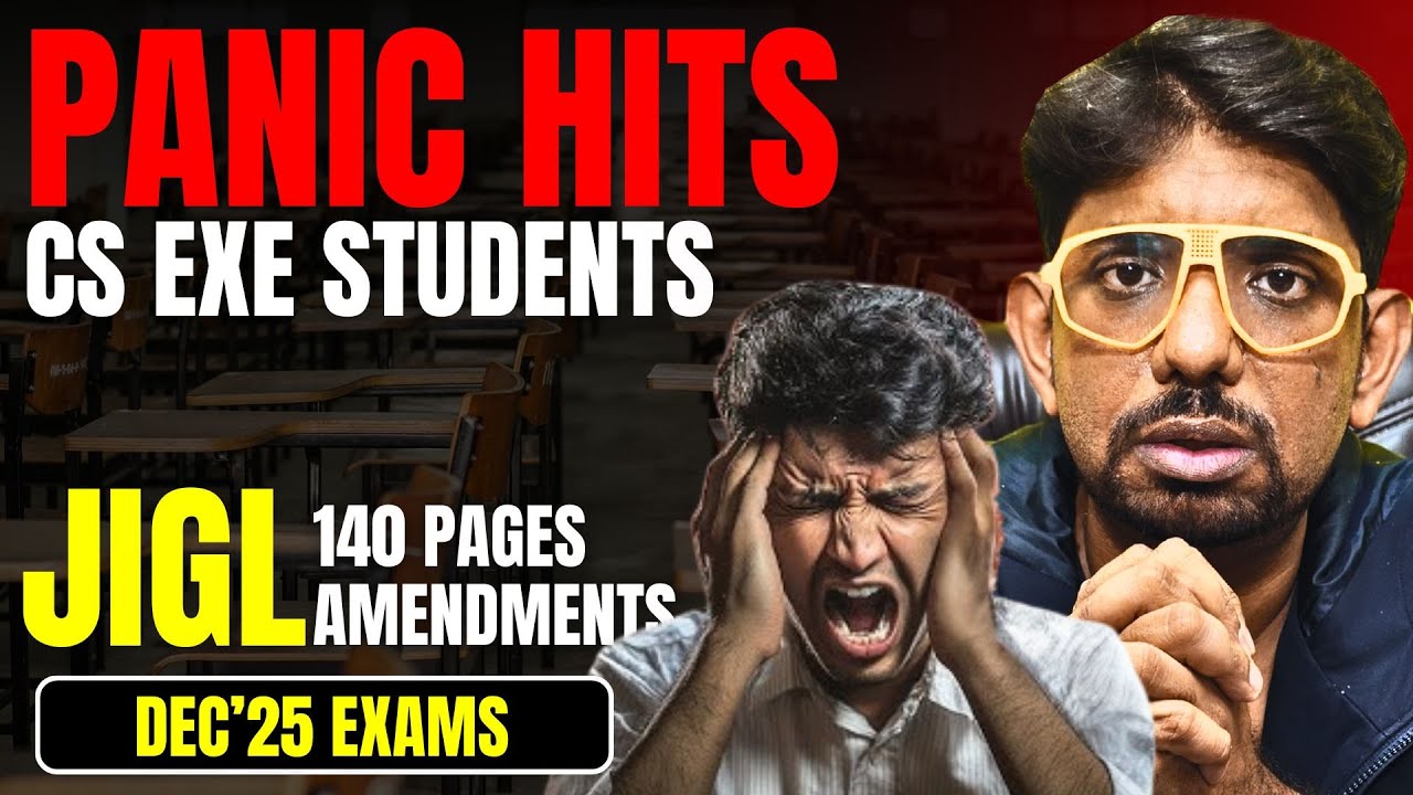 CS EXECUTIVE AMENDMENTS | DEC 25 EXAMS |👉 CS AMIT VOHRA #csexecutivepreparation #unacademy